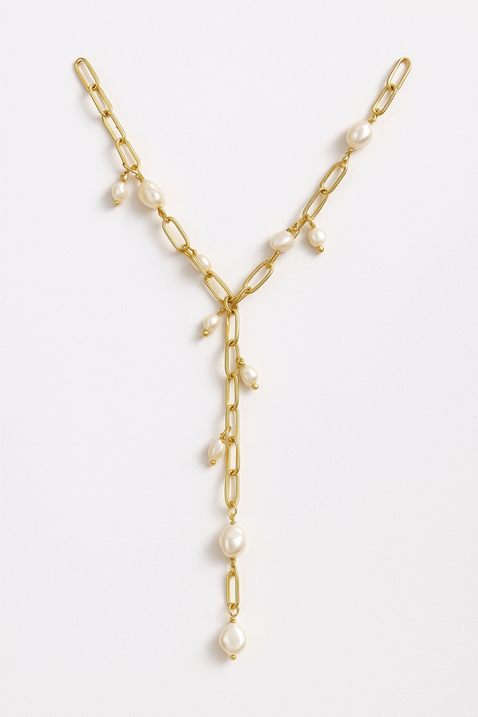 Golden Tide Y-Necklace